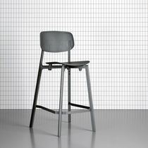 Chaise de bar contemporaine / empilable...