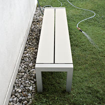 Banc de jardin / contemporain / en aluminium...