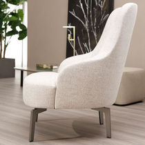 Fauteuil contemporain / en tissu / en cuir...