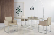 Chaise contemporaine / tapissée / en tissu...