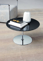 Table d'appoint contemporaine / en verre...