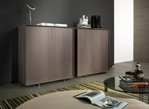 Buffet haut / contemporain / en bois