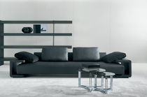 Canapé d'angle / contemporain / en cuir...