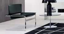 Fauteuil contemporain / en cuir / luge