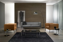 Canapé contemporain / anthracite / en tissu...