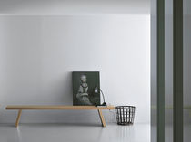 Banc contemporain / en bois massif / par...