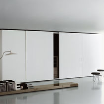Armoire contemporaine / en bois laqué /...
