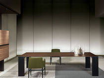 Table contemporaine / en aluminium / rectangulaire...