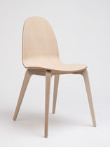 Chaise contemporaine / en tissu / en acier...