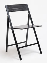 Chaise contemporaine / en tissu / avec piètement...