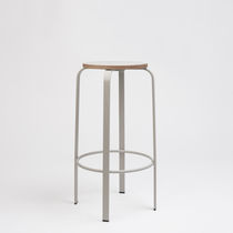 Tabouret de bar contemporain / avec piètement...