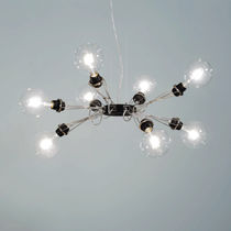 Lustre contemporain / en verre / en aluminium...