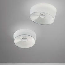 Plafonnier contemporain / rond / en verre...