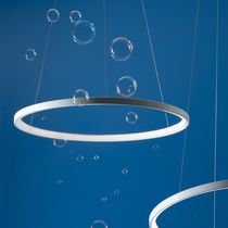 Suspension / en aluminium / contemporaine...