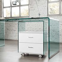 Caisson de bureau en bois / en verre / à...