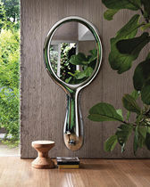 Miroir mural / contemporain / ovale / en...