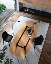 Table contemporaine / en verre trempé /...