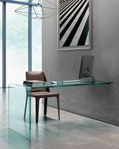Bureau mural / contemporain / en verre /...