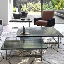 Table basse contemporaine / en verre / en...