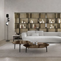 Table basse contemporaine / en verre / avec...
