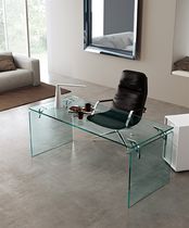 Bureau en verre / contemporain / pour le...