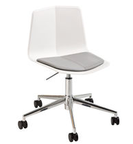 Chaise contemporaine / en tissu / en chêne...