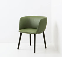 Chaise contemporaine / en tissu / en chêne...