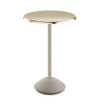 Table mange-debout contemporaine / en frêne...