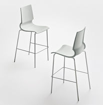 Chaise de bar contemporaine / en tissu /...
