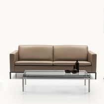 Canapé d'angle / contemporain / marron /...