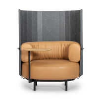 Fauteuil contemporain / en tissu / en cuir...