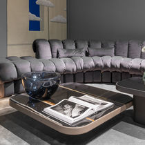 Table basse contemporaine / en verre / en...