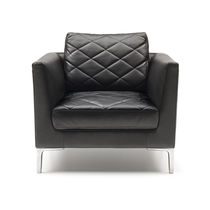 Fauteuil contemporain / en cuir / en tissu...