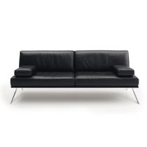 Canapé contemporain / marron / gris / beige