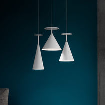 Lampe suspension / en métal peint / contemporaine...