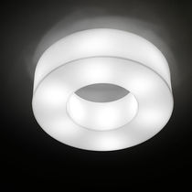Plafonnier contemporain / rond / en polyéthylène...