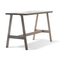 Table mange-debout contemporaine / en bois...