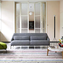 Canapé contemporain / anthracite / en tissu...