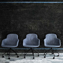 Chaise de bureau contemporaine / en tissu...