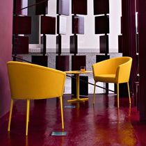 Chaise contemporaine / en tissu / tapissée...