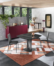 Table contemporaine / en céramique / avec...