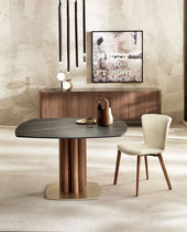 Table contemporaine / en céramique / avec...