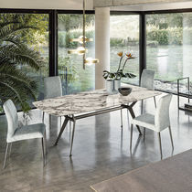Table contemporaine / en céramique / avec...