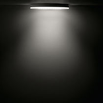 Luminaire apparent / à LED / rond / en verre