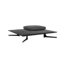 Table basse contemporaine / en métal chromé...