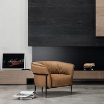 Fauteuil contemporain / en tissu / en cuir...