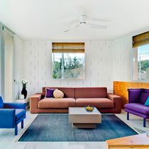 Canapé modulable / contemporain / marron...
