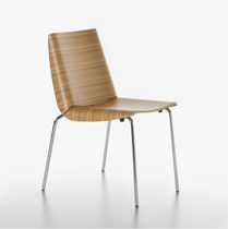 Chaise contemporaine / en contreplaqué moulé...
