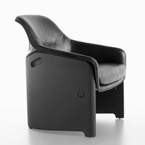 Fauteuil club contemporain / en cuir / en...
