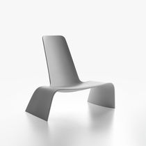 Fauteuil contemporain / en plastique / noir...